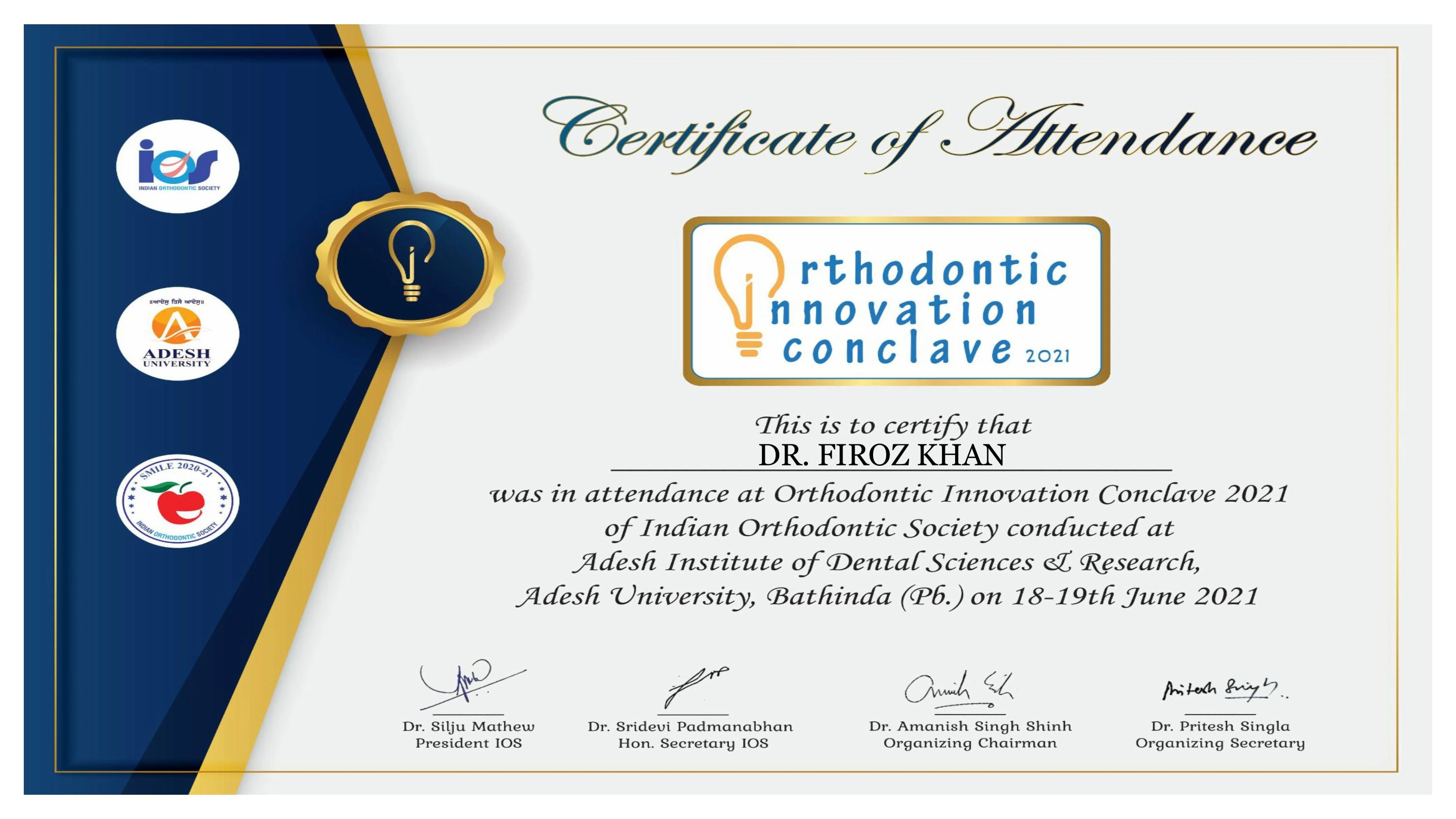 Certificate 1